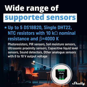 Shelly Plus Add-On rain sensor triggers awning at the right moment