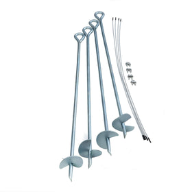 ShelterLogic ShelterAuger 30-inch earth auger for quick, reusable ground anchoring.