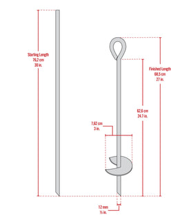 ShelterLogic ShelterAuger warranty offers added peace of mind.