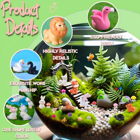 ShenJoy mini sea creatures enhance terrariums with colorful details.