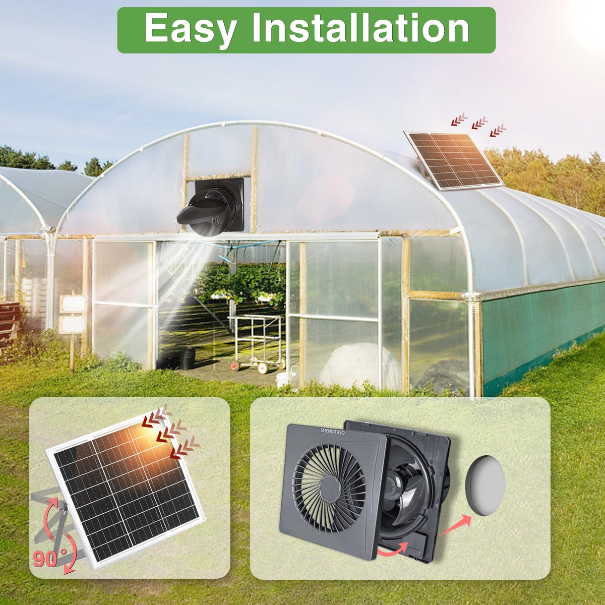 SHENVITASO weatherproof IP67 panel protects solar power in all weather