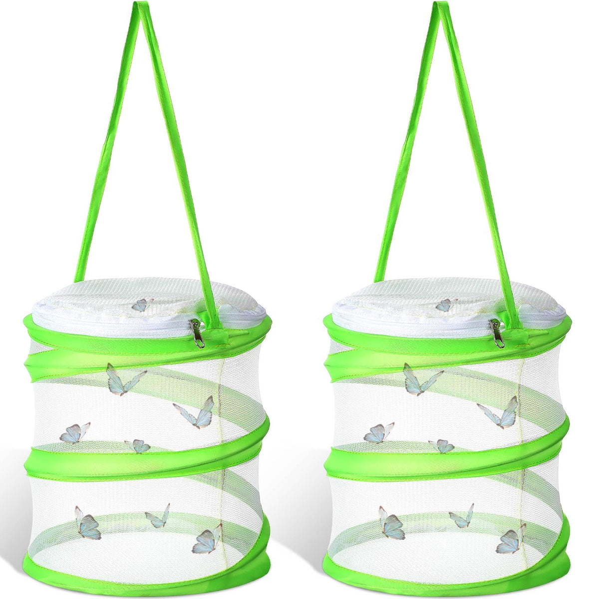 Sherr butterfly habitat folded flat for compact storage and transport