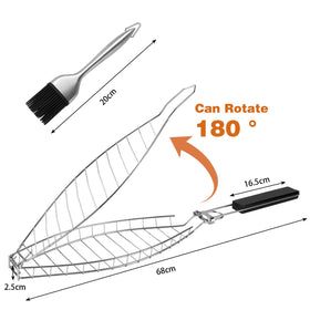 Shidaishiye detachable handle enables storage and full grill access