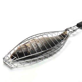 Shidaishiye folding grill basket with storage bag for easy transport