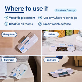 Shieldeck Roach Traps packaging info details non-toxic attractant