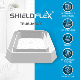 SHIELDFLEX TruGuard eco friendly bed bug traps pack 8 for multi bed use