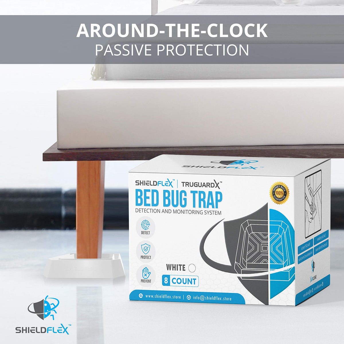SHIELDFLEX TruGuard traps suited to hotels and dorms for discreet pest monitoring