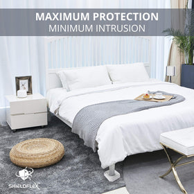 SHIELDFLEX TruGuard under chair leg trap for easy placement and monitoring
