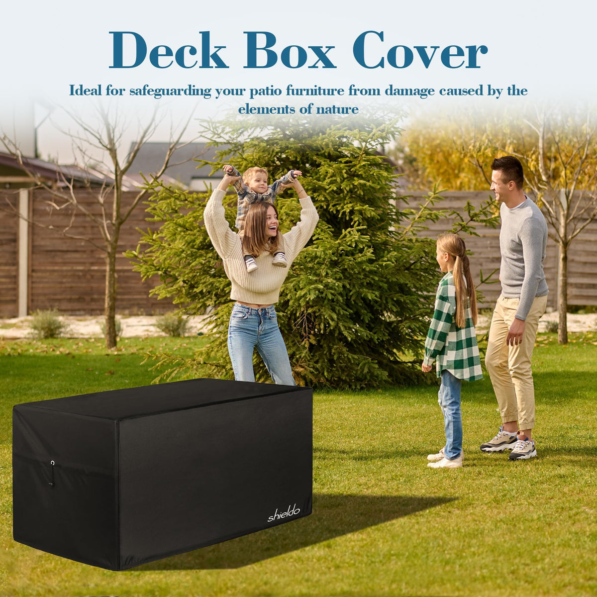 Shieldo 600D polyester texture offers durable outdoor protection
