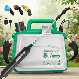 SHIJING battery sprayer with visualization windows for precise liquid measurement.