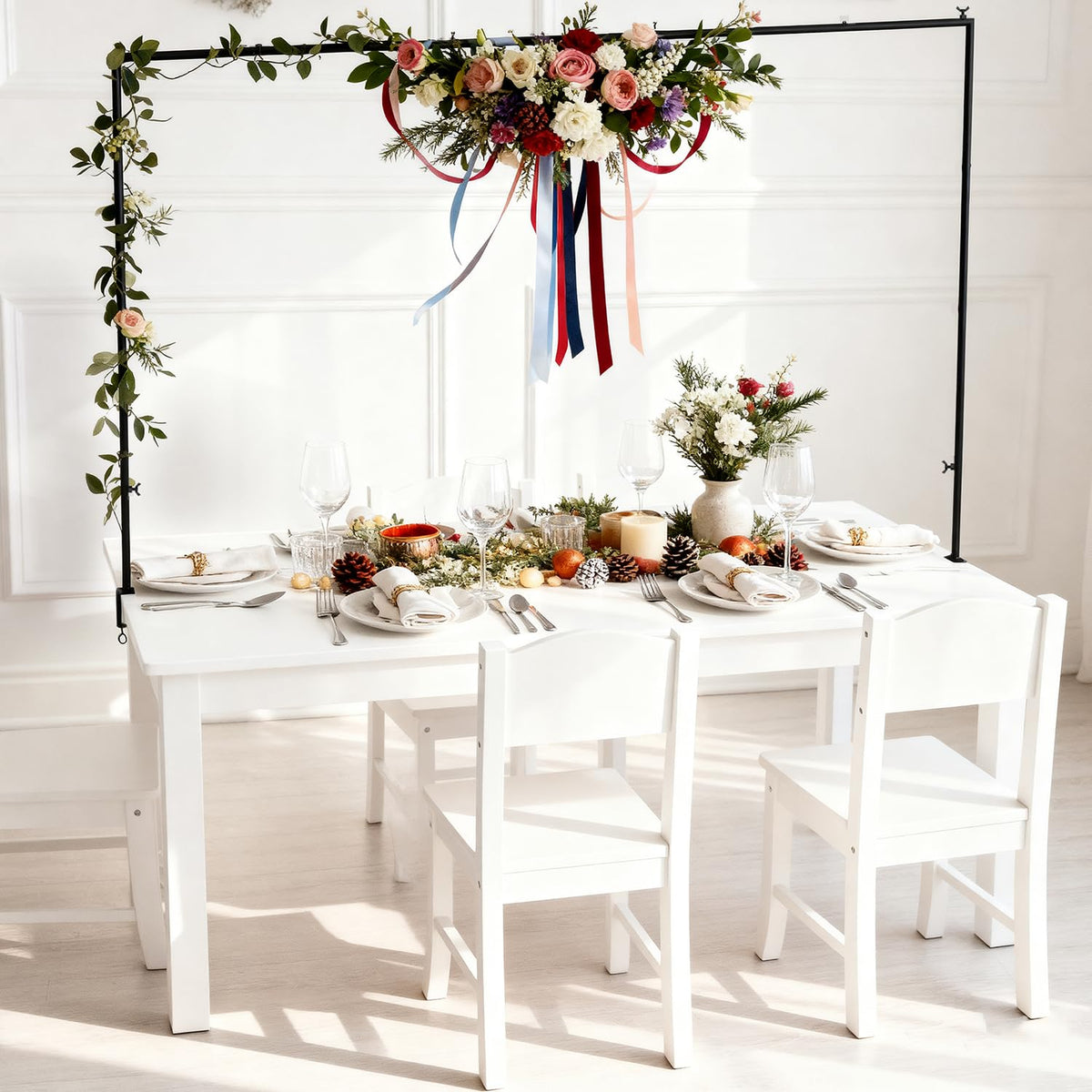 SHIJING table-arch stand height adjuster from 28 to 69 inches for indoor/outdoor use.