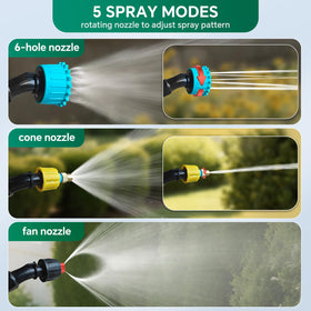 SHIJING three nozzles provide mist, spray, or jet options.