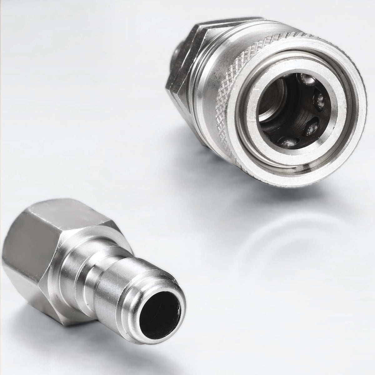 Shimeyao pressure-washer adapter pack includes four replacement sets.