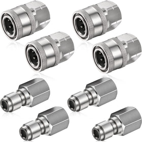 Shimeyao quick-connect fittings for a secure 1/4-inch connection and fast setup.