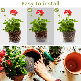 Shimeyao stainless-steel gopher basket with durable mesh for long-lasting garden protection