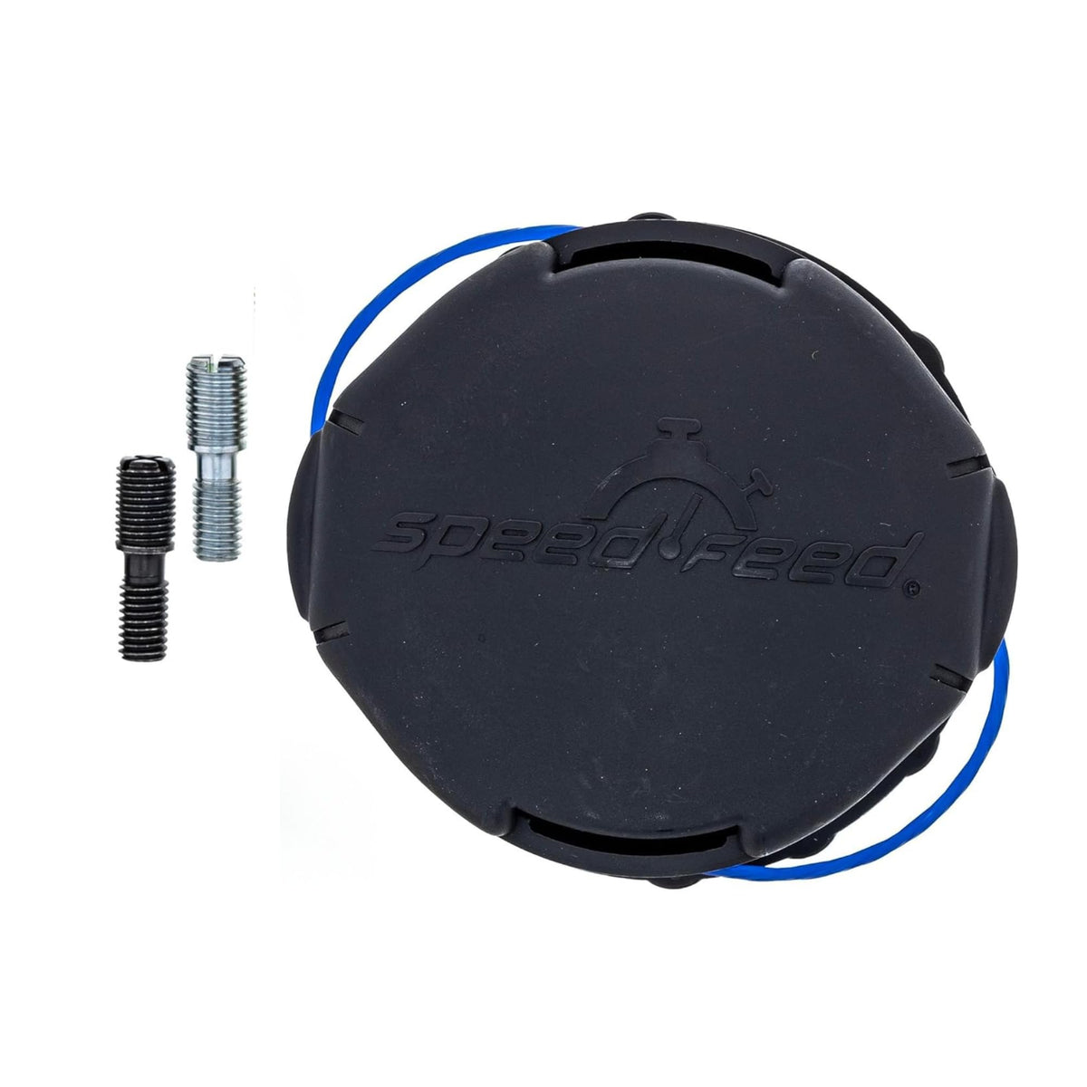 Shindaiwa 78890-30000 Speed-Feed 400 head mounted on a trimmer for fast line loading.