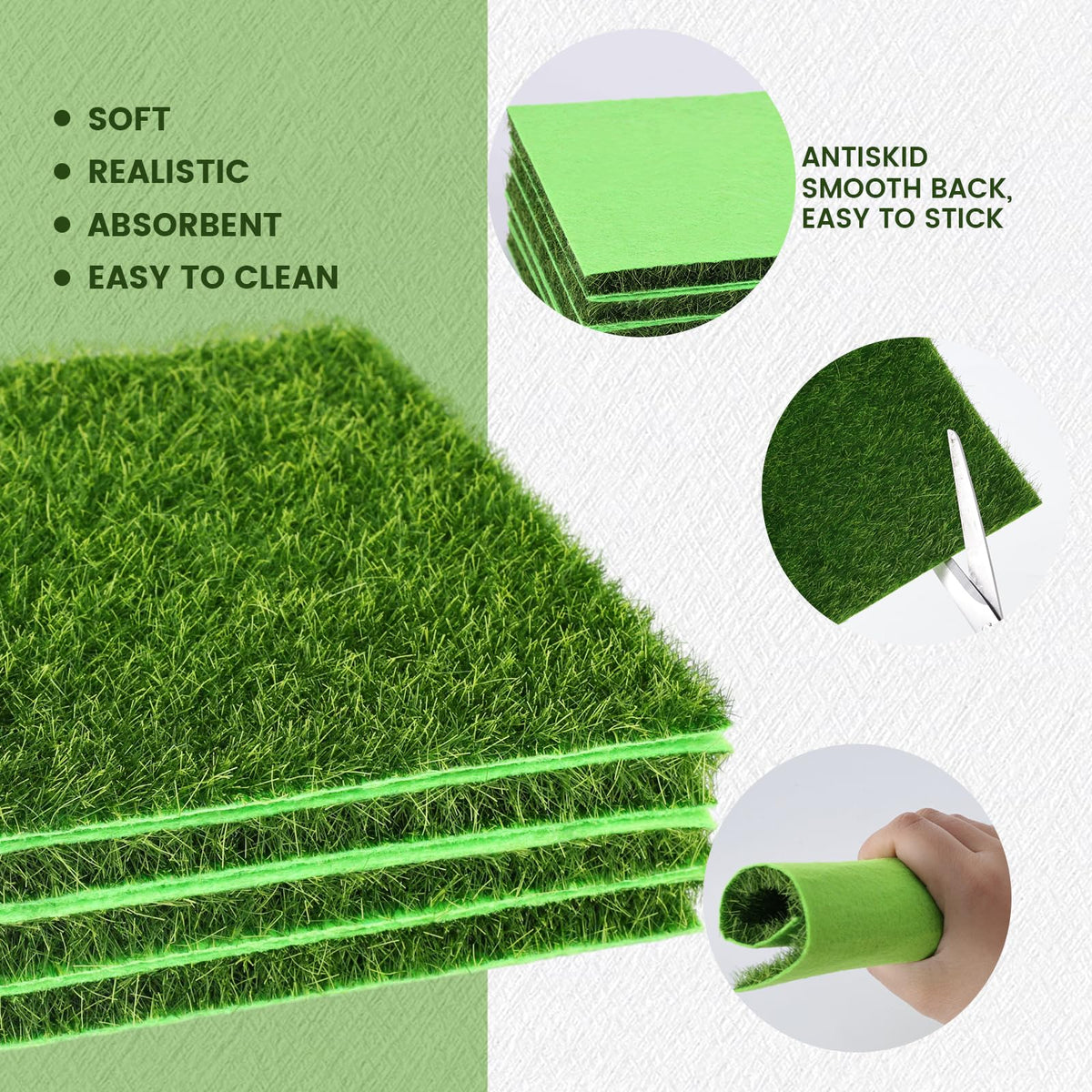 Shindel fairy garden grass 6x6 enhances miniature landscapes with natural texture