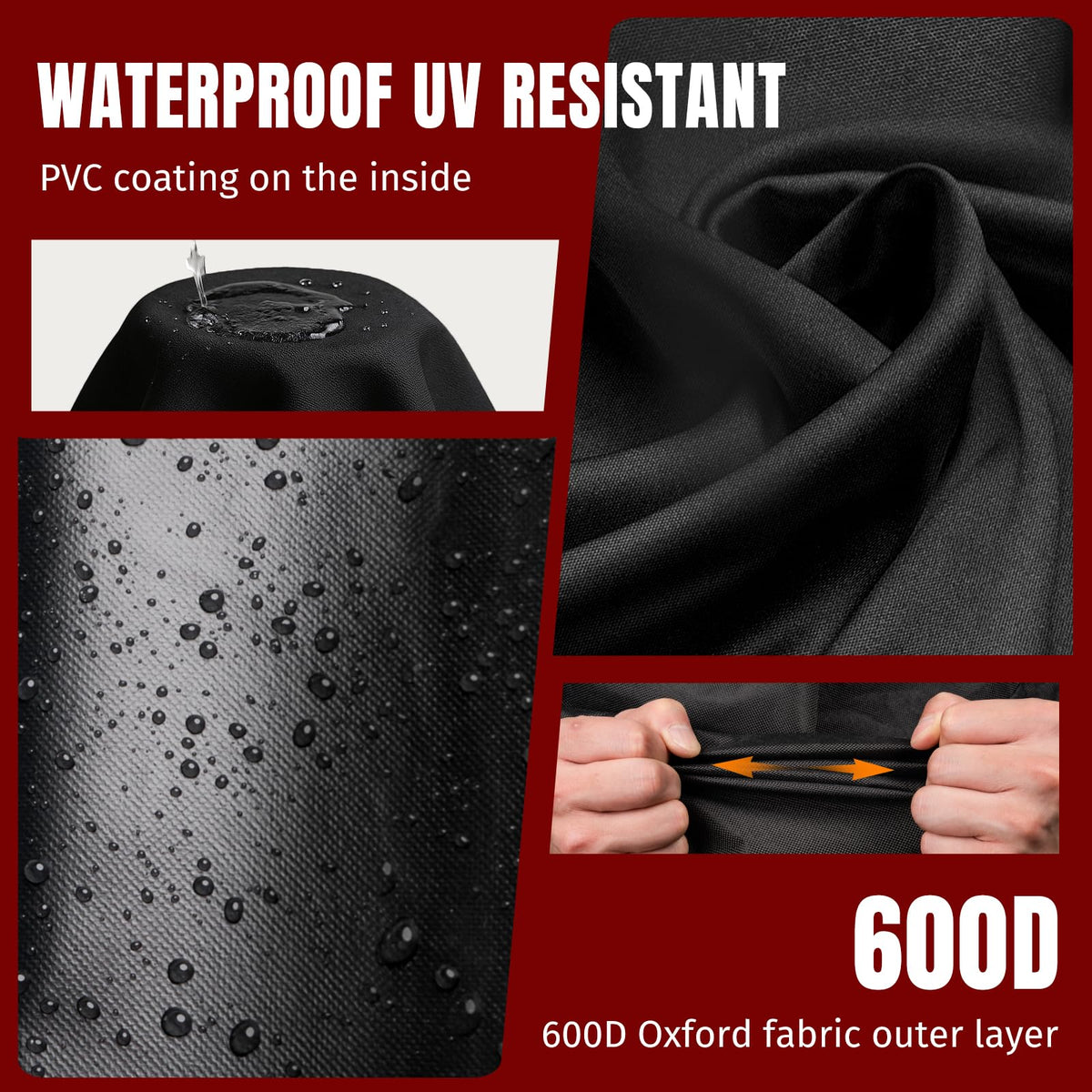 SHINESTAR adjustable drawstring ensures a snug, windproof fit on the cover.