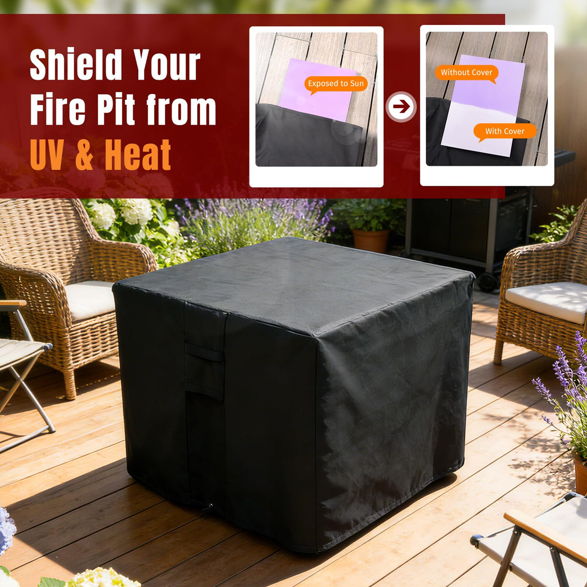 SHINESTAR black color blends with outdoor décor for a low profile.