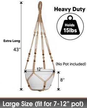 Ideal for indoor plant displays in living rooms, windows, or offices.