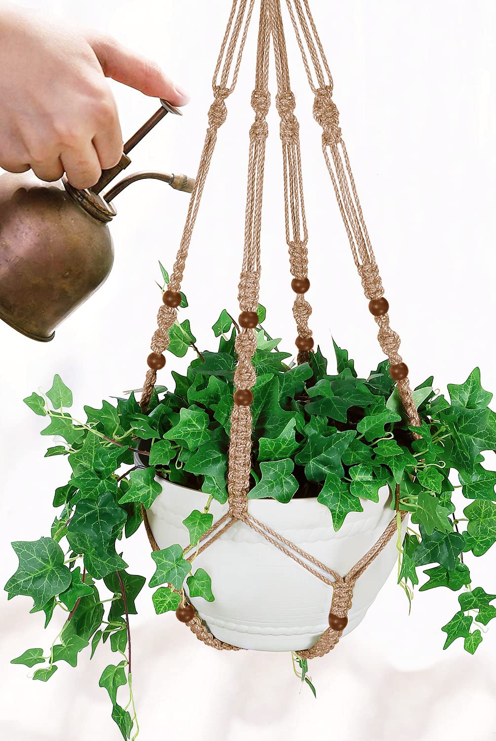 Swag hook included enables versatile wall or ceiling hanging options.