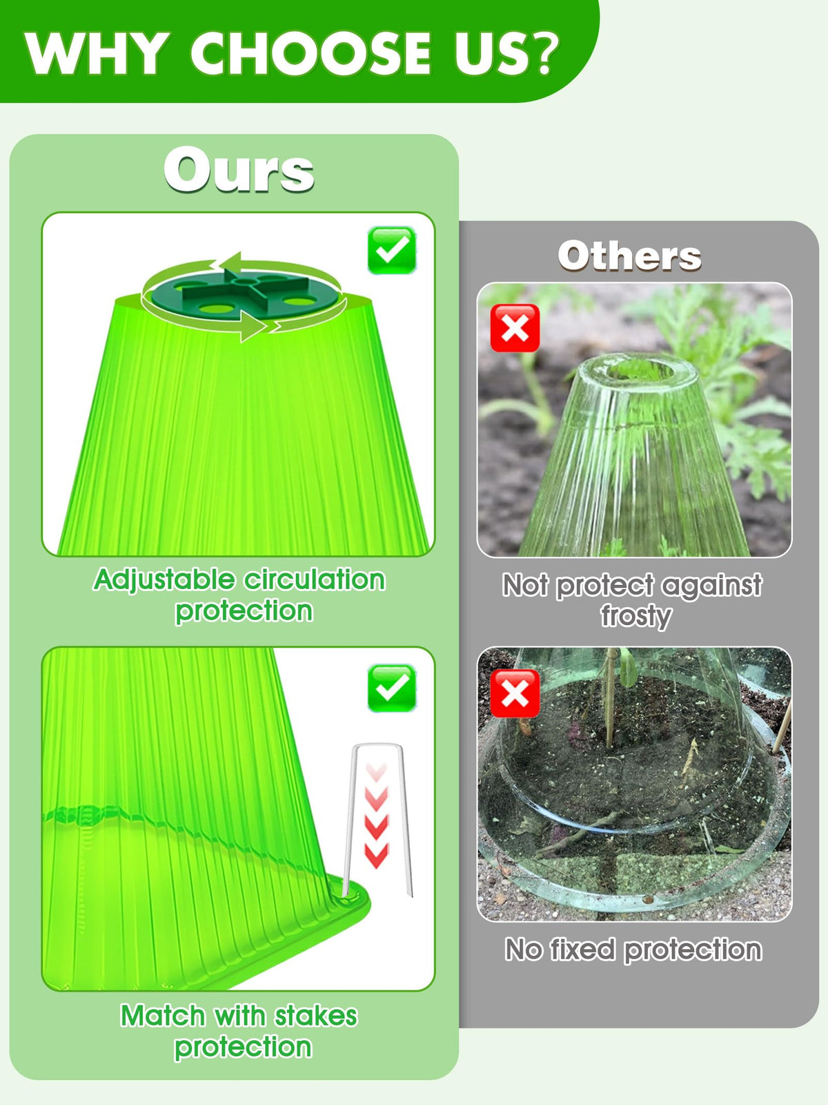 ShineSirius pest protection shields plants from snails and birds without chemicals.