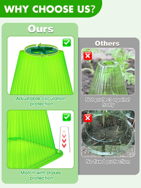ShineSirius pest protection shields plants from snails and birds without chemicals.