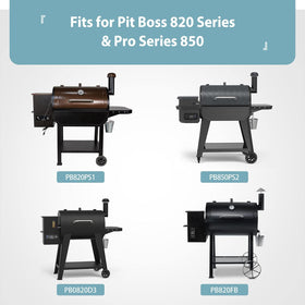 SHINESTAR Pit Boss 820/850 side view showing secure windproof design.