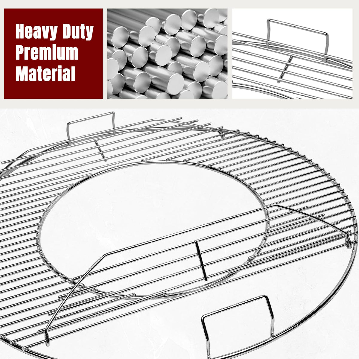 Detachable 12-inch center plug enables flexible layouts