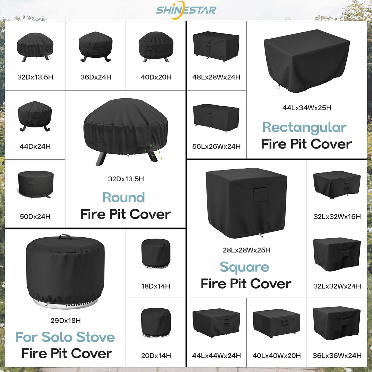 SHINESTAR cover fits Bali Outdoors and other brands for versatile compatibility