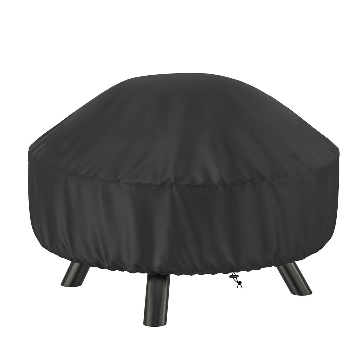 SHINESTAR round 32-inch fire pit cover protects against rain and wind