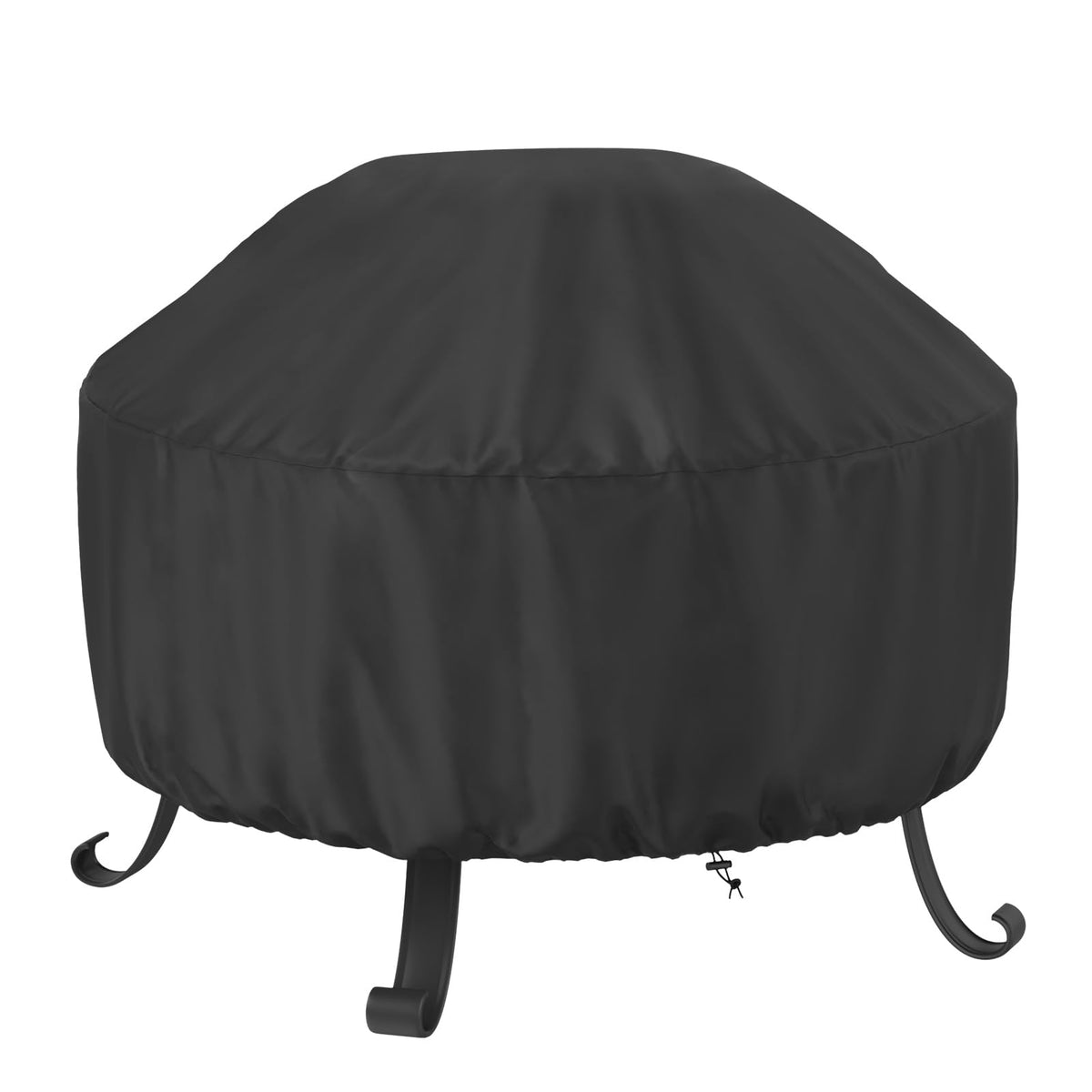 SHINESTAR round 36in fire pit cover protects 30–36in pits with reliable weather protection.