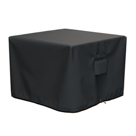 SHINESTAR square fire pit cover fits 32x32 inch tables securely for outdoor use