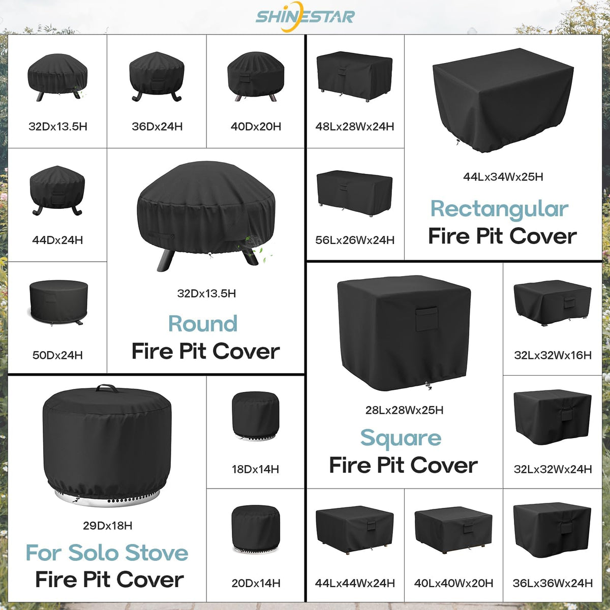 SHINESTAR durable outdoor cover designed for year-round use