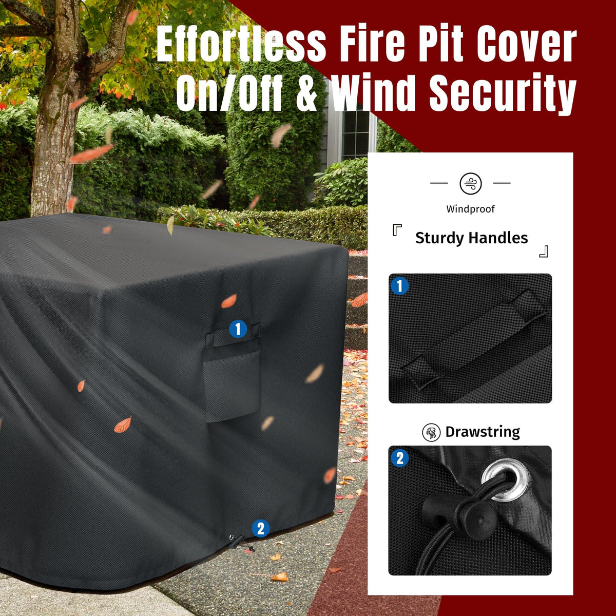 Smooth outer SHINESTAR surface is easy to wipe clean after outdoor use