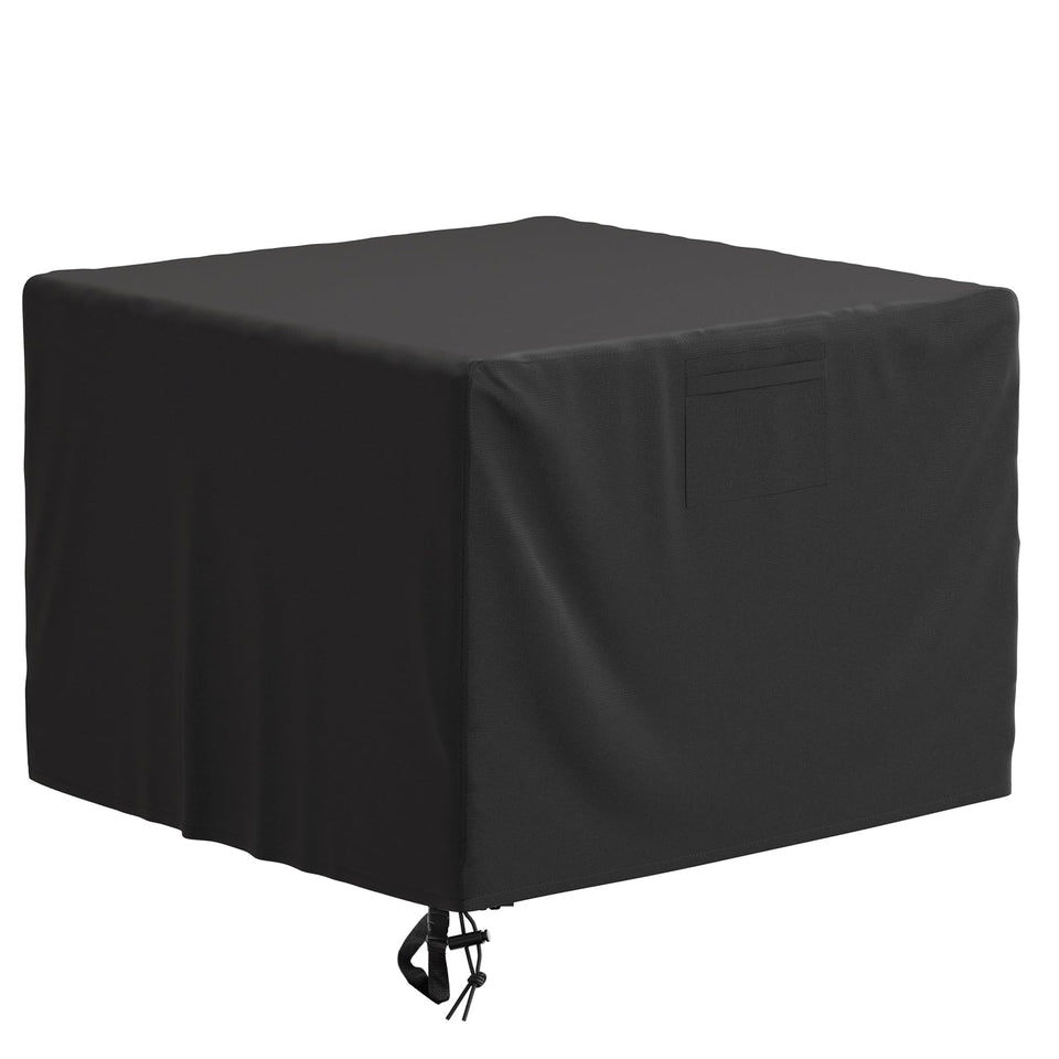 SHINESTAR square fire pit cover fits 28-32 inch pits to protect outdoor tables