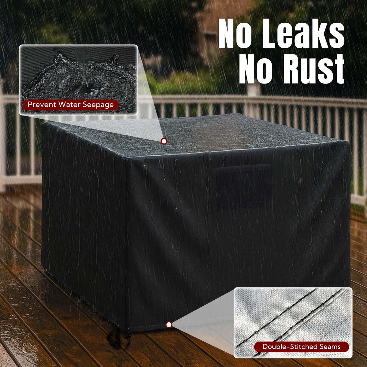 SHINESTAR UV resistant fabric resists fading in sun exposed patios