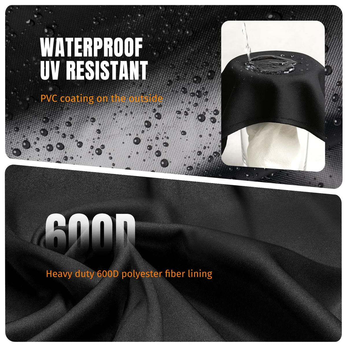 Windproof SHINESTAR cover stays in place during gusty conditions