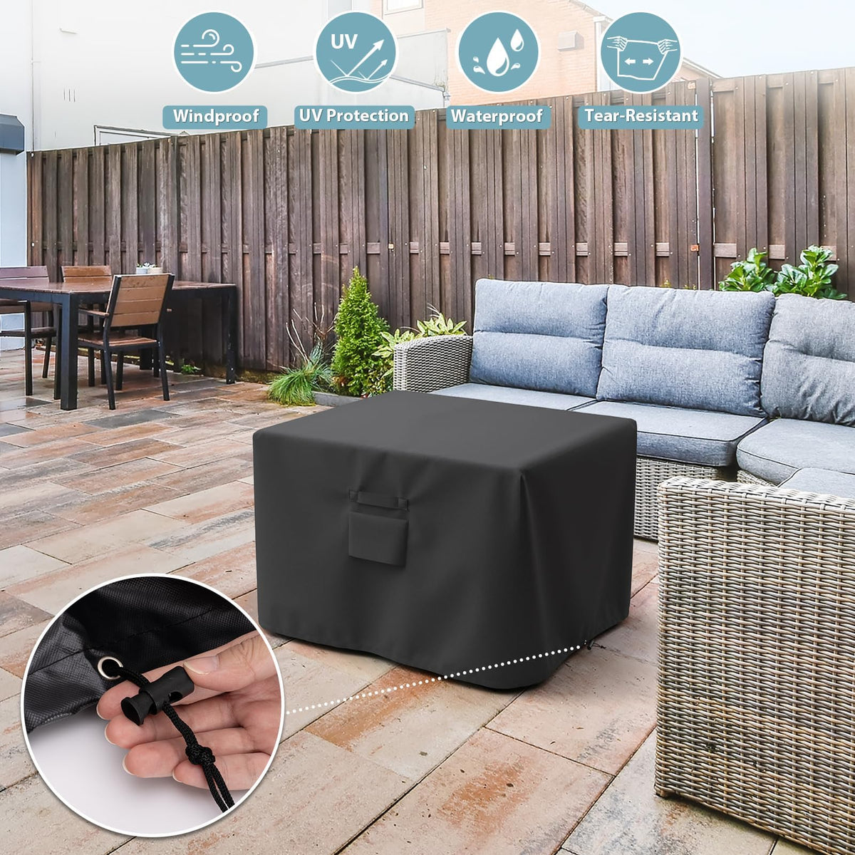 SHINESTAR anti-UV 600D coating resists fading in sun.