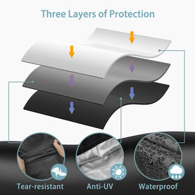 SHINESTAR waterproof 3-layer coating blocks rain and snow