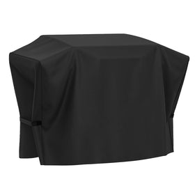 SHINESTAR griddle cover installed on a 36-inch Blackstone with hood for snug protection