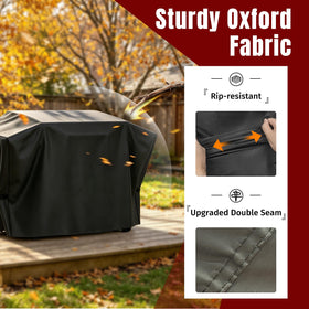 Durable high-density fabric with reinforced seams on the SHINESTAR griddle cover