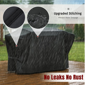SHINESTAR heavy-duty fabric resists wear for frequent weekend grilling