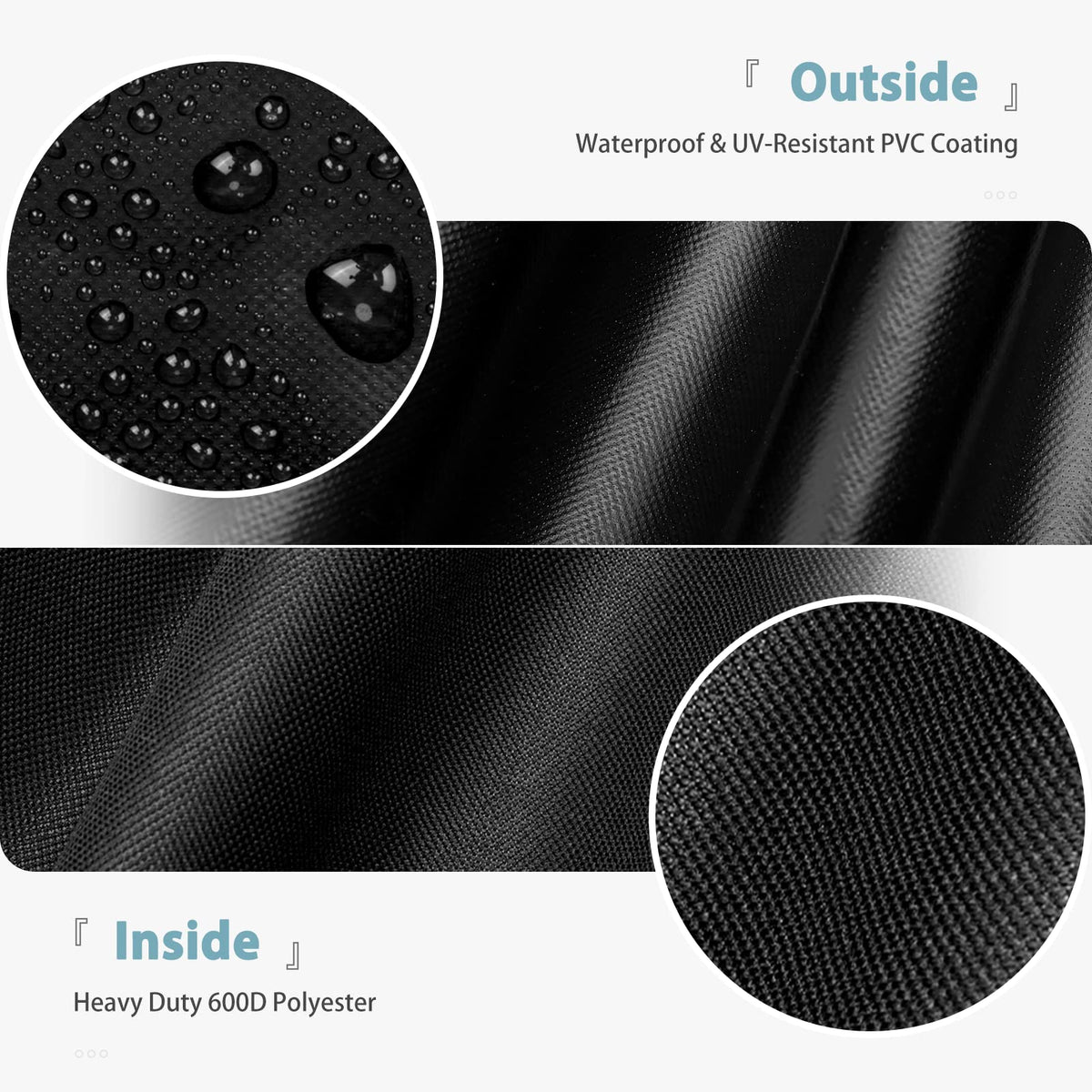 SHINESTAR grill cover uses 600D anti-UV fabric for lasting color