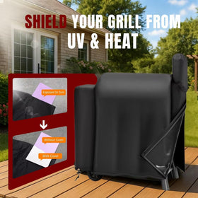 Dirt-repellent surface keeps SHINESTAR cover clean after cooking sessions