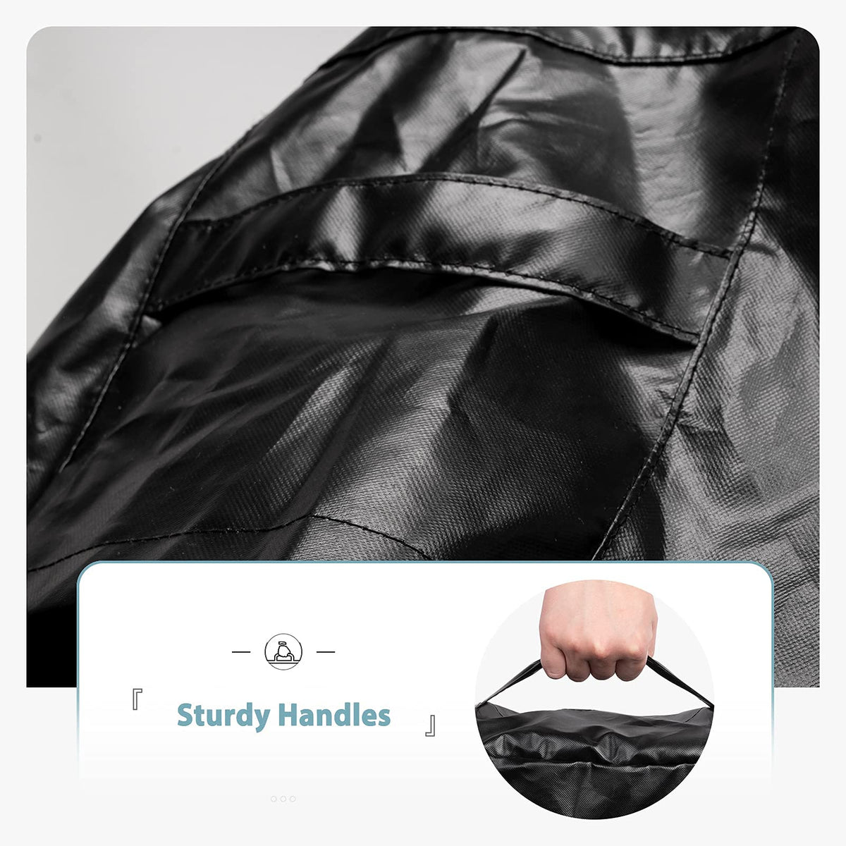SHINESTAR grill cover proves durability by resisting rain and tearing