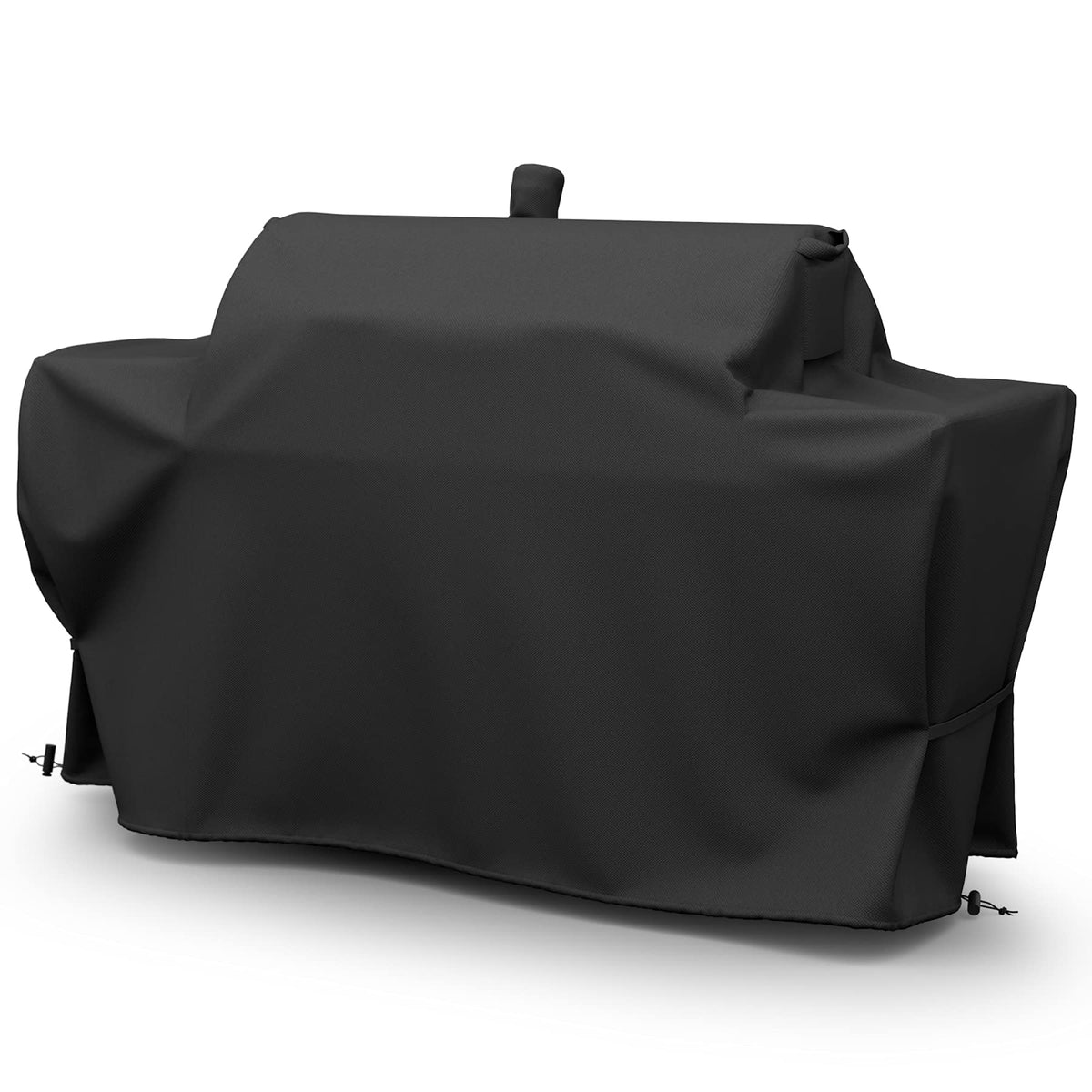 SHINESTAR grill cover on the Oklahoma Joe Longhorn Combo offers a precise fit to shield from weather