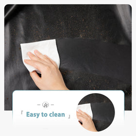 SHINESTAR grill cover features a smooth rubber exterior easy to wipe clean