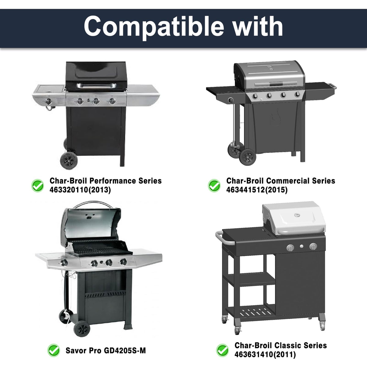 ShineStar heat plates aligned for even heat distribution on a gas grill