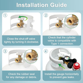 SHINESTAR leak-check guidance for propane hose